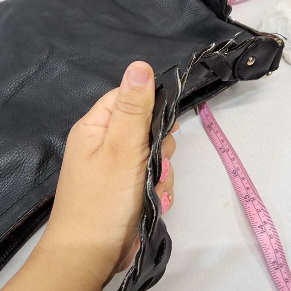 Kate Spade Natia Jamesport Black Shoulder Bag Large Leather - Picture 13 of 14